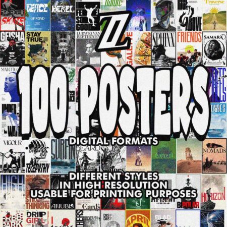 100 Typographic Poster Bundle